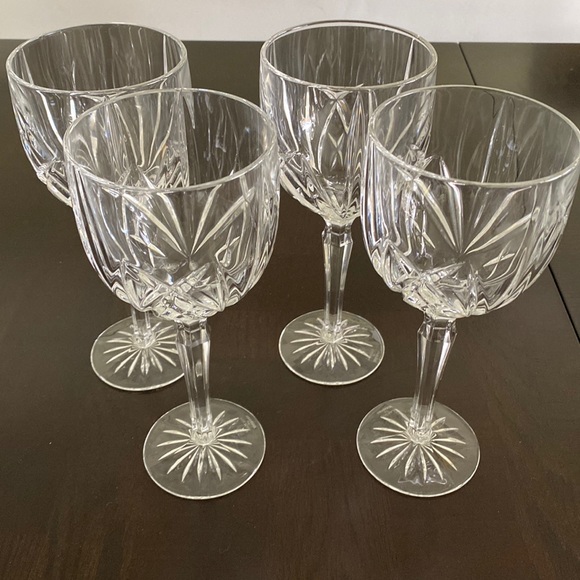 Waterford Crystal Other - Waterford Marquis Set of 4 Brookside Crystal Goblets